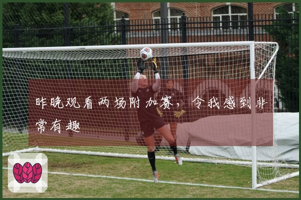 昨晚观看两场附加赛，令我感到非常有趣