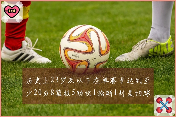 历史上23岁及以下在单赛季达到至少20分8篮板5助攻1抢断1封盖的球员：申京 字母 狼王